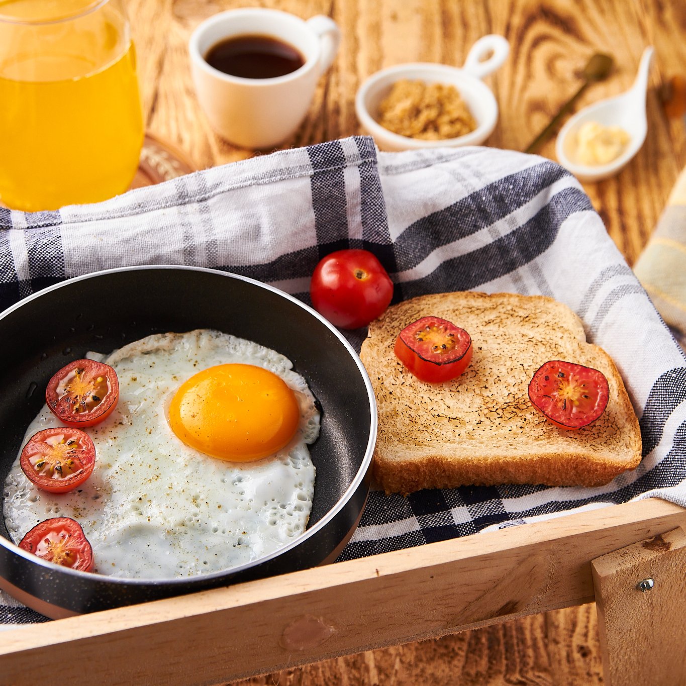 Desayuno fotografiado por Edwin Arias