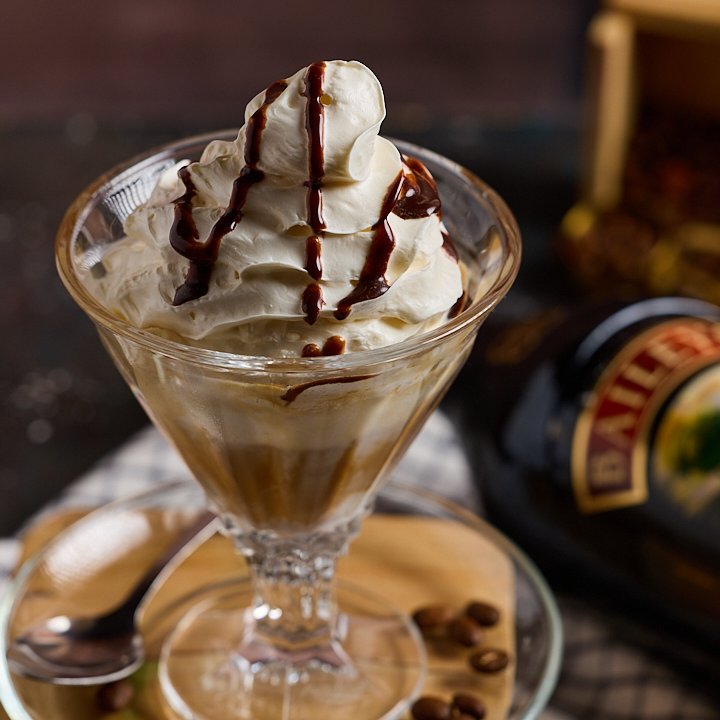 Postre fotografiado por Edwin Arias